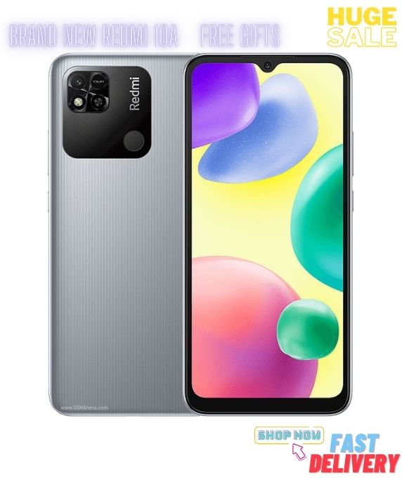 REDMI 10A ||4GBRAM 128GB STORAGE|| WARRANTY ||6.53 INCHES SCREEN ||5000mAH BATTERY ||SPECIAL PRICE|| FREE GIFTS