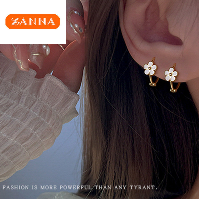 916 gold earrings Floral earrings for women gift